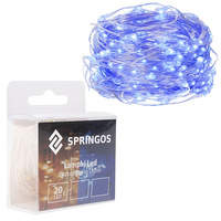 Lampki choinkowe 20 LED druciki mikro na baterie