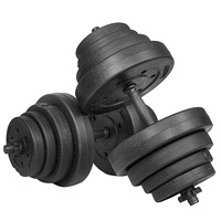 Hantle kompozytowe 40kg 2x20kg gryf zestaw